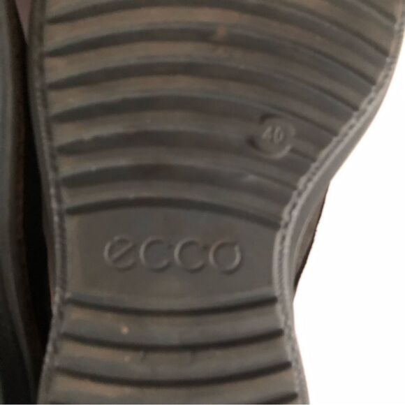 Ecco Men\'s Black Suede Leather Chukka Boots Extra Width Size EU 40 Neutral main image 2